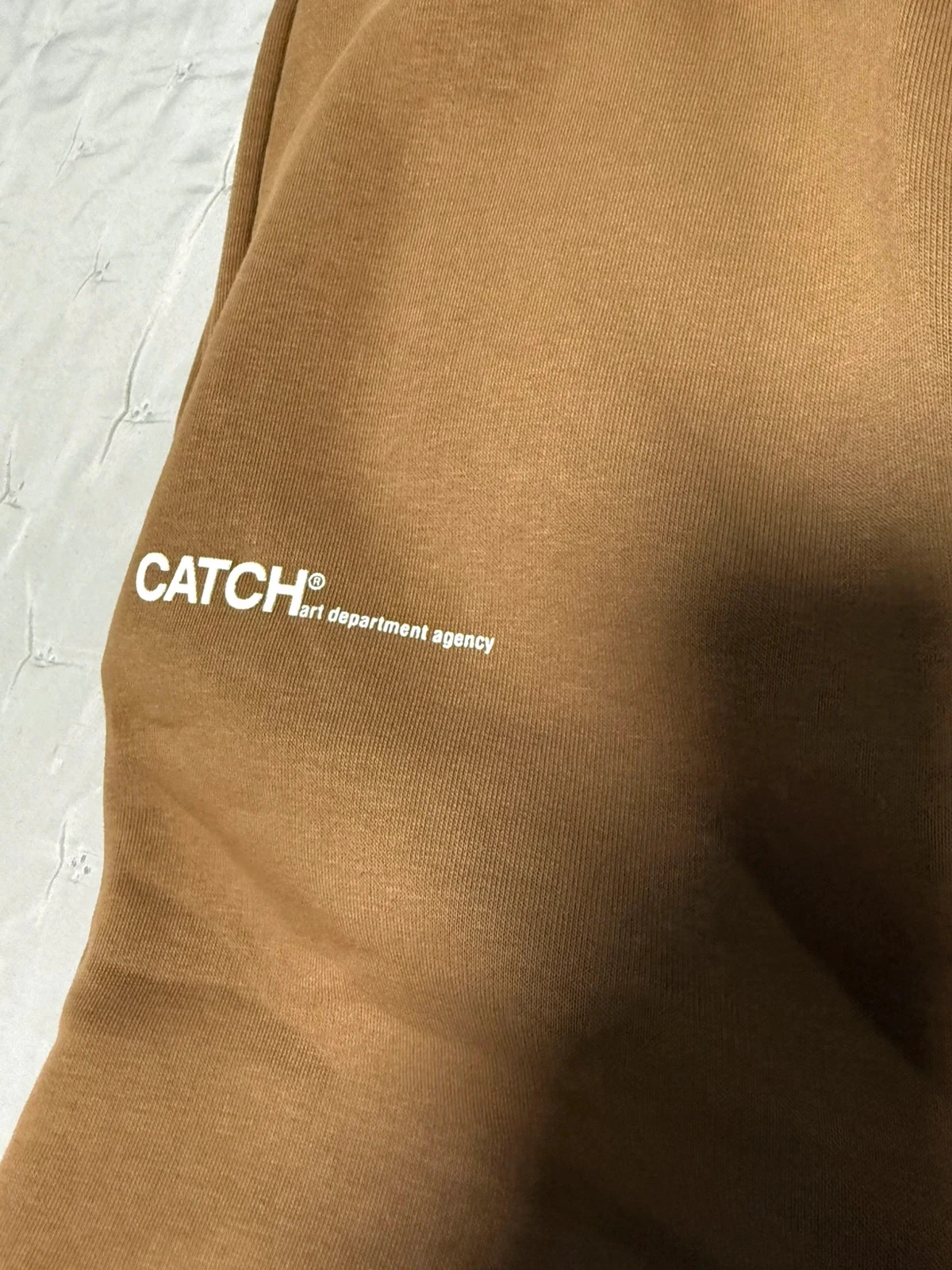 Chocolate brown wide sweatpants – photo 4